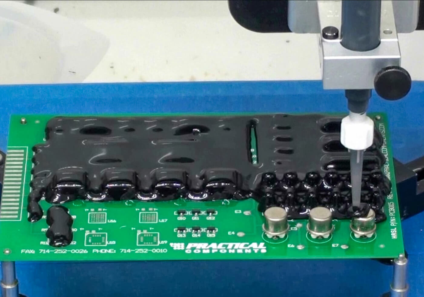 Encapsulation Glob Top in action