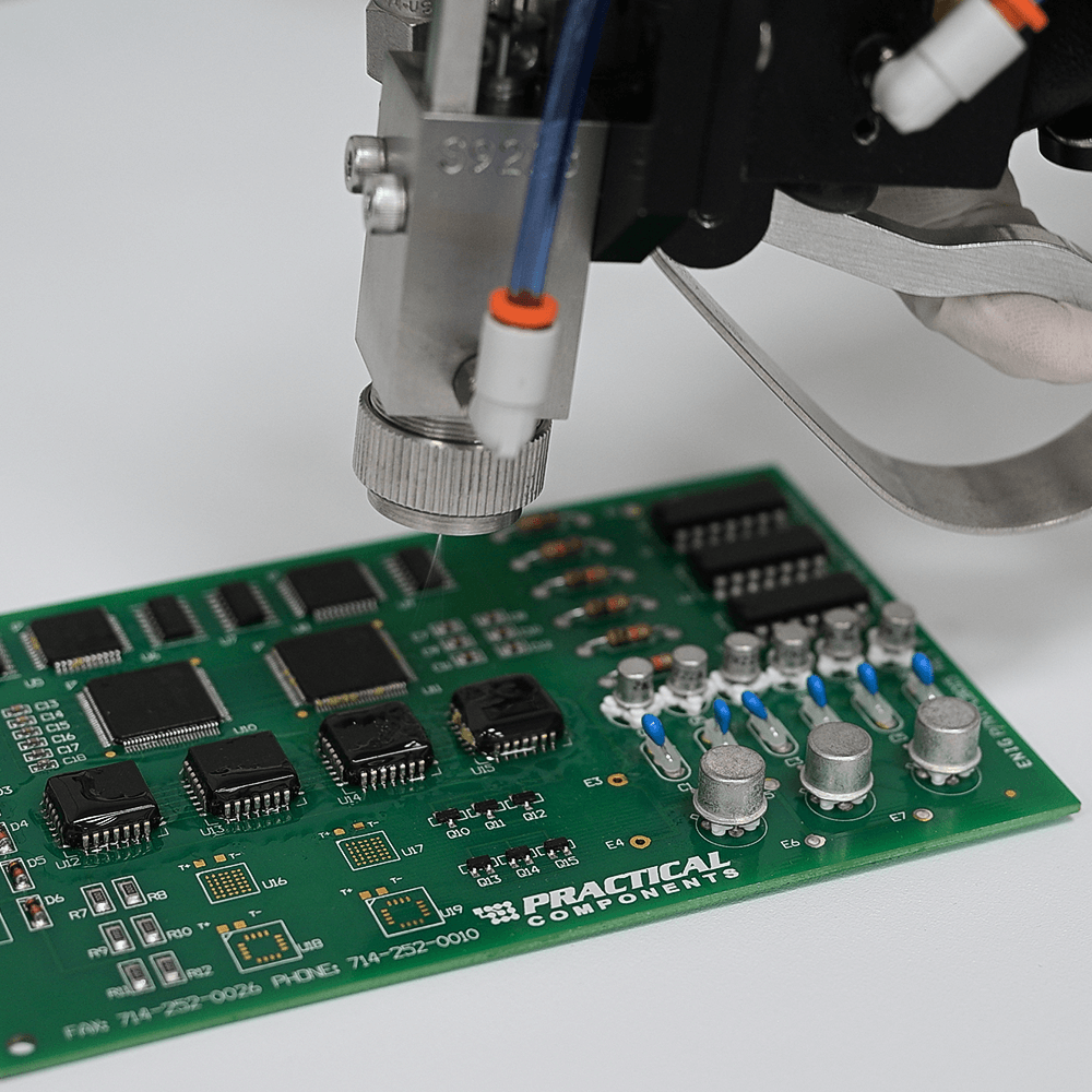 FCS300-R-Handheld-Conformal-Coating in action