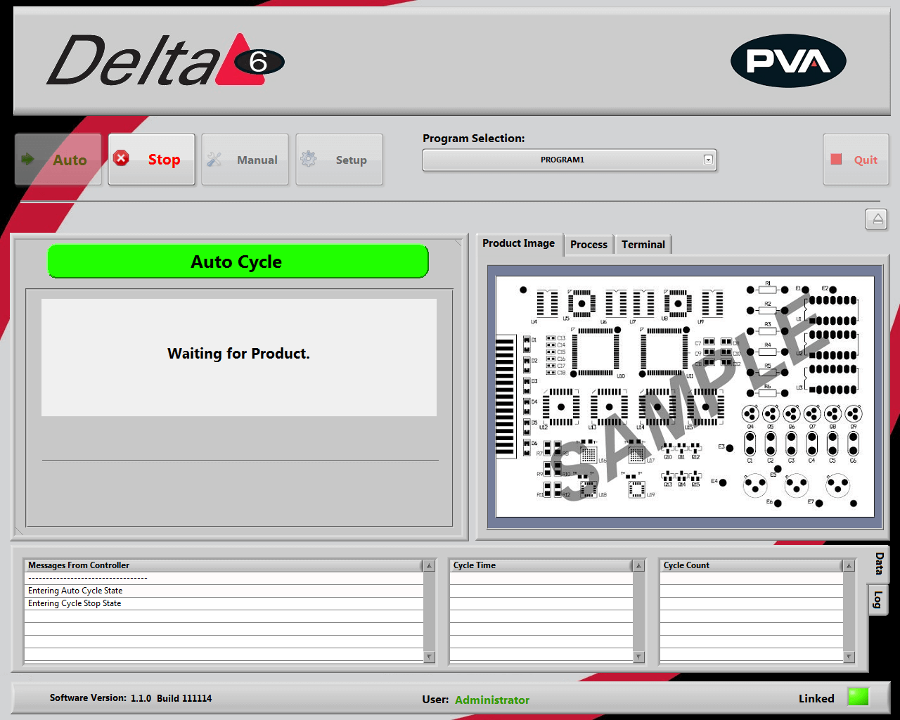 Sample Portal Screen