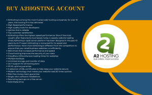 Buy A2Hosting Account